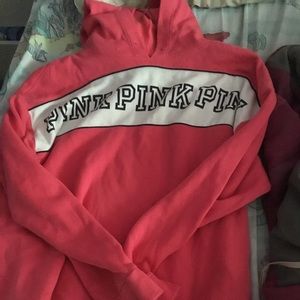 PINK sweatshirt (missing hoodie strings)